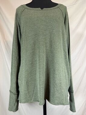 Michael Stars Sage Green Raglan Pullover 🌿 Lightweight Cozy Small